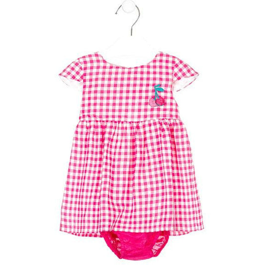 Vestido a cuadros bebe  018-7022