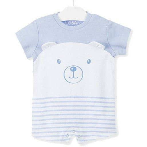 Pelele con cara de oso bebo 01V-P003AL