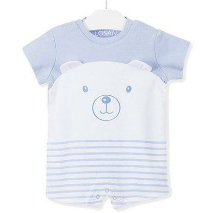 Pelele con cara de oso bebo 01V-P003AL